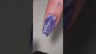 3D Metallic Swirl Cat Eye Nails BORN PRETTY [upl. by Kirkwood]