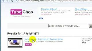 Edit youtube videos met tubechop [upl. by Gnep556]