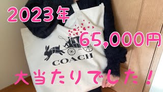 【2023年福袋】COACHレディース福袋を開封したら個人的には大優勝でした【60500円】 [upl. by Refennej]