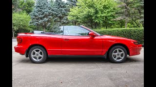 1991 Toyota Celica GT Convertible Walkaround Video [upl. by Pugh]