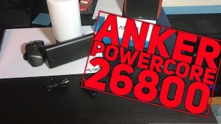 Anker Powercore 26800 Unboxing [upl. by Cyprus]