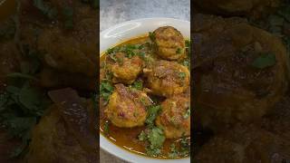 Chicken Kofta Curry  Chicken Meatballs in Spicy Gravy gastroguru Recipe on indiaonaplate shorts [upl. by Alejandra]