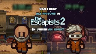 Can I beat ALL base prisons in The Escapists 2 in under ONE HOUR [upl. by Concordia]