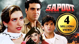 SAPOOT HINDI FULL MOVIE 1996  Akshay Kumar Karishma Kapoor Sunil Shetty Sonali Bendre [upl. by Tnert688]