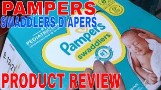 ✅ Pampers Swaddlers Diapers Review 🔴 [upl. by Heriberto]