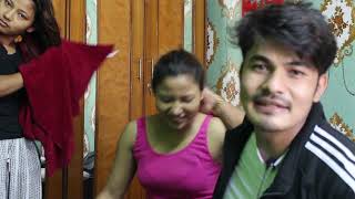 Viral  जुम्ल्याहा दिदिबहिनी माथी भयो हंगामा with twins couple ft Bikalpa shrestha [upl. by Yrocal]