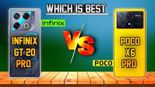 Infinix Gt 20 Pro Vs Poco X6 Pro ⚡ Poco X6 Pro Vs Infinix Gt 20 Pro ⚡ Which Is Better [upl. by Ned]