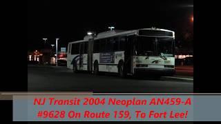 NeoplanDude  Soundclip NJ Transit 2004 Neoplan AN459A 9628 On Route 159 [upl. by Weihs]