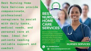 BEST NURSING HOME CARE SERVICES [upl. by Ennayram830]