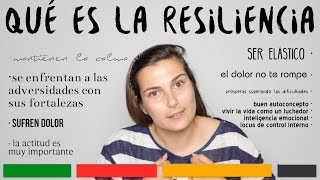 ¿Qué es la RESILIENCIA [upl. by Brianne]