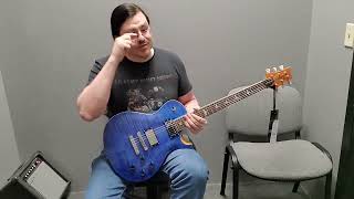 Demo of the new PRS SE MCCARTY 594 Flame Maple Top [upl. by Dnalon879]