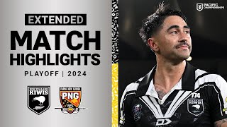 Pacific Championships 2024  New Zealand Kiwis vs PNG Kumuls  Extended Match Highlights [upl. by Attinahs]