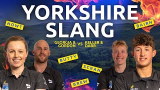 Yorkshire Slang with Georgia Taylor Brown amp Gordon Benson Vs American Triathletes [upl. by Horton911]