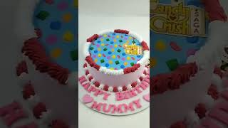 Candy crush saga theme cake games candycrush christmas candycrushsaga gaming puzzle candyland [upl. by Palladin109]