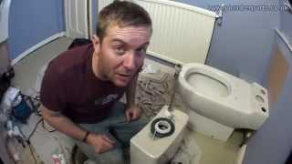 HOW TO REMOVE AND INSTALL A TOILET  PLUMBING TIPS [upl. by Danforth594]