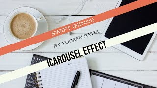 Swift 4  How to create iCarousel effect in CollectionView Using UPCarouselFlowLayout iOS Hindi [upl. by Duthie409]