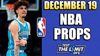 TOP 5 BEST NBA Player Prop Picks For Prizepicks  Thursday 12192024 [upl. by Sandra654]