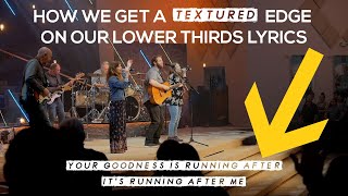 How to Add a Textured Edge to Your Lyrics  Perfect for Lower Thirds [upl. by Eneli574]