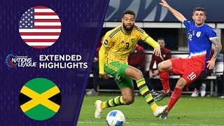 USA vs Jamaica Extended Highlights  CONCACAF Nations League  CBS Sports Golazo [upl. by Morgun]