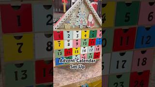 Here’s how I set up our Advent Calendar for the Christmas Countdown 🎄❤️ christmas diy [upl. by Ainalem810]