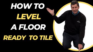 How to make a floor flat ready to tile [upl. by Dibb]