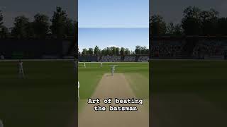 Art of beating the batsman cricket cricketshorts cricket24 cricket22 music [upl. by Sahpec251]