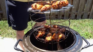 How To Cook Chicken Wings In Char Broil Big Easy Oilless Turkey Fryer [upl. by Latihs]