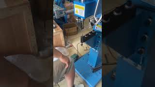 Manual Single Head Rivet Machine For Big Fiber Drum [upl. by Asena]