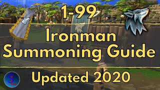 Runescape 3 Ironman 199 Summoning Guide Updated 2020 [upl. by Eimiaj]