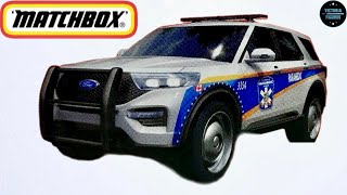 Matchbox 2024  2023 Ford Police Interceptor Utility  36100 [upl. by Marte]