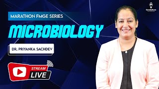 Marathon FMGE Series Microbiology by Dr Priyanka Sachdev  Cerebellum Academy [upl. by Leirej]