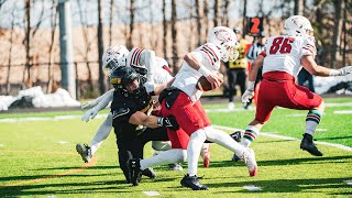 Tech Football  Minot State Highlights  110423 [upl. by Enirehtakyram368]