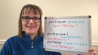 How to Pronounce Profession Professional and Professor [upl. by Deth106]