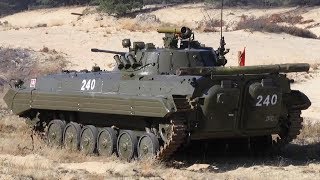 BMP2 Infantry Fighting Vehicle  30mm Cannon Live Fire [upl. by Gable]