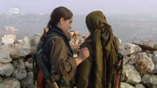 Syria Kurdish women soldiers against jihadists  Global 3000 [upl. by Humble]