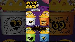 Mcdonalds Halloween Buckets 2024 shortsfeed shorts mcdonalds halloween buckets 2024 news [upl. by Llerrot]