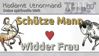 Schütze Mann amp Widder Frau Liebe und Partnerschaft [upl. by Chace169]