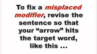 Grammar Bytes Presents  Finding and Fixing Misplaced and Dangling Modifiers [upl. by Yknip]