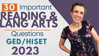 HiSET Reading  GED Language Arts 2023  Pass the Test [upl. by Jacobs]