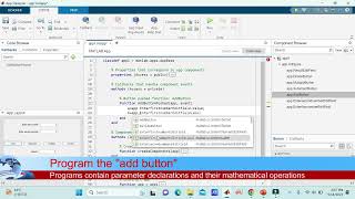 Creating a Simple Calculator  Building MATLAB Apps with App Designer [upl. by Yesrod]