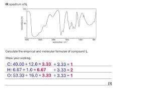 Organic synthesis polymers and spectroscopy structured exam question [upl. by Nerita]