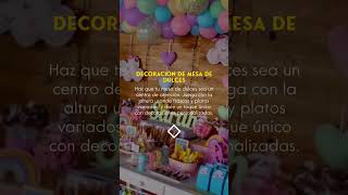 🎉🎈 Short 5 Ideas de Decoración para una Fiesta de Cumpleaños [upl. by Macilroy]