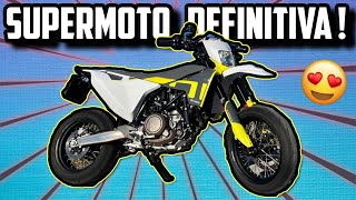 HUSQVARNA 701 SUPERMOTO 2022 DEPO  PATENTE A2  Test Ride [upl. by Ardnua]