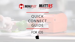 Matt85™MenuPilot™ Quick Connect Guide for iOS [upl. by Aida]