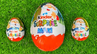 Oddly Satisfying l Unpacking Kinder Maxi Kinder Surprises AND Chocolate Sweets ASMR sounds 🍭 [upl. by Kirbee]