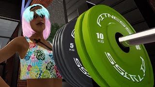 LOW BUDGET SIMS  Becoming a SKINNY LEGEND Live the Life FitnessGym Update [upl. by Annayi]