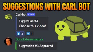 Setup Suggestions on Discord using Carl Bot [upl. by Airom]