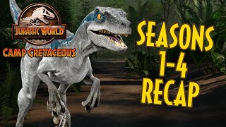 Camp Cretaceous Seasons 14 Recap  Get Caught Up Before Season 5  JURASSIC WORLD CAMP CRETACEOUS [upl. by Pease]