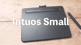 Wacom Intuos Smallのライトレビュー 薄くて軽くてワイヤレスのペンタブレット [upl. by Bresee]