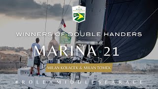 Rolex Middle Sea Race 2024  Marina 21 Wins Double Handed [upl. by Veno892]